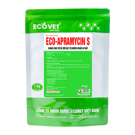 Eco Apramycin S - New generation antibiotic for treating respiratory tract infections