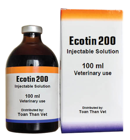 ECOTIN 200 INJ - Phòng và điều trị bệnh thiếu sắt.