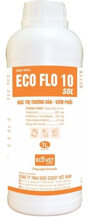 ECO FLO 10 SOL - Đặc trị thương hàn viêm phổi