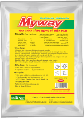 MYWAY - Kích thích tăng trọng và hệ miễn dịch