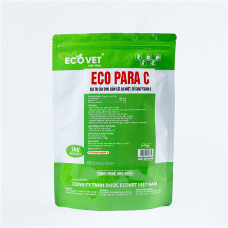 ECO - PARA C - Especially treat flu, reduce fever, lower fever, supplement vitamin C.